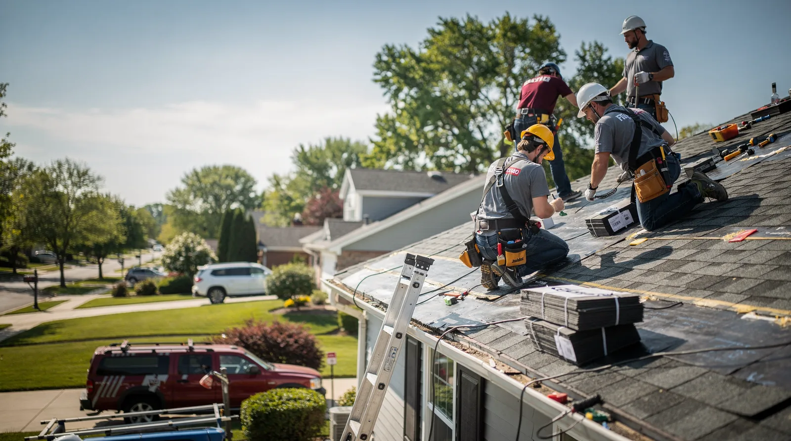 Roof Repair in Hoffman, IL around you
